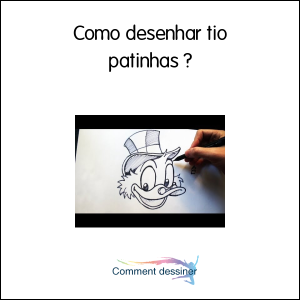 Como desenhar tio patinhas